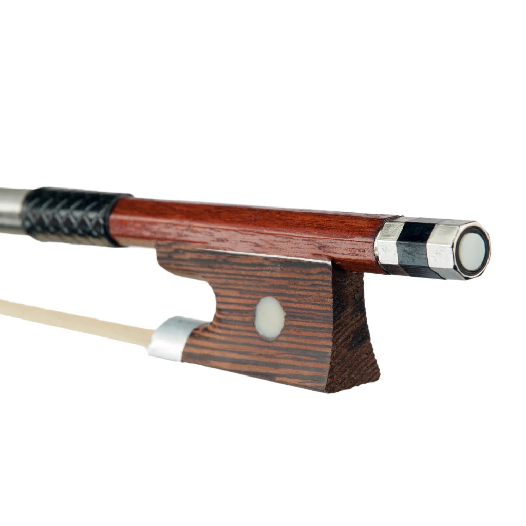 NAOMI 4/4 3/4 1/2 1/4 1/8 Violin Bow Brazilwood Fiddle Bow Violin Parts Accessories Student Bow Beginner Use