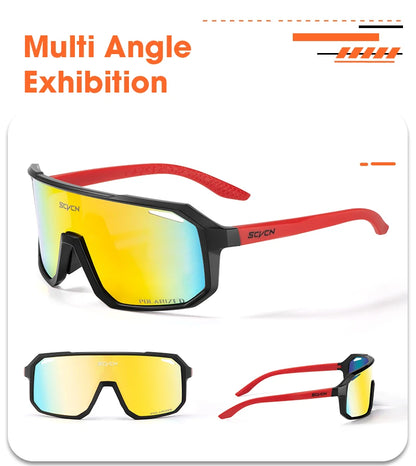 SCVCN Polarized Sunglasses for Men Cycling Bicycle Road Mountain Bike Glasses Driving Women Casual Sports Hiking Glasses UV400