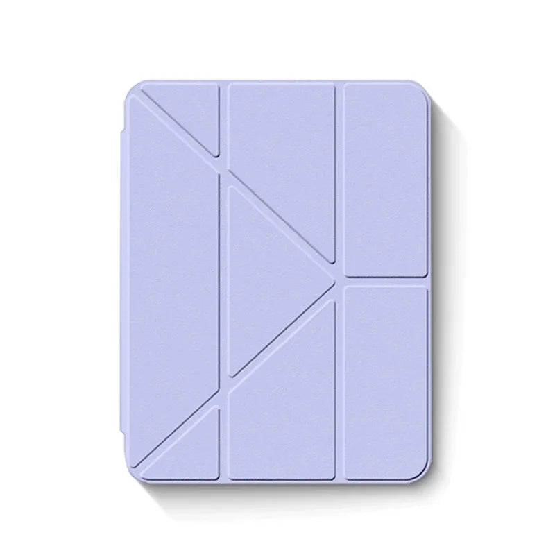 3+Y-fold Flip Clear Cover For iPad Air 4 5 6 7 11 For Air 2 9.7 Pro 11 Mini 6 7 Start Case For 10th 11th Gen 2025 7/8/9 10.2