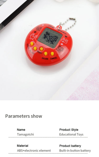 Kids Electronic Pets Game Tamagotchi Handheld Game Console Toy in Russian Original German Spanish Polish Virtual Digital Pet Toy