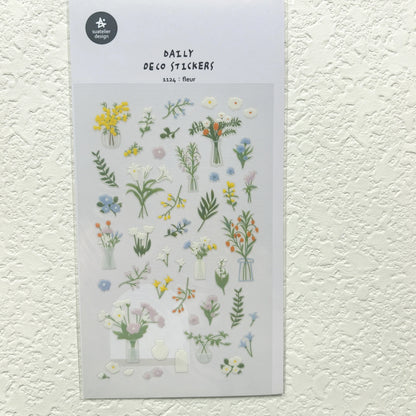 Korean Import Suatelier Travel Home Life Study Friend Stickers Scrapbooking Diy Journaling Diary Stationery Sticker School Gift