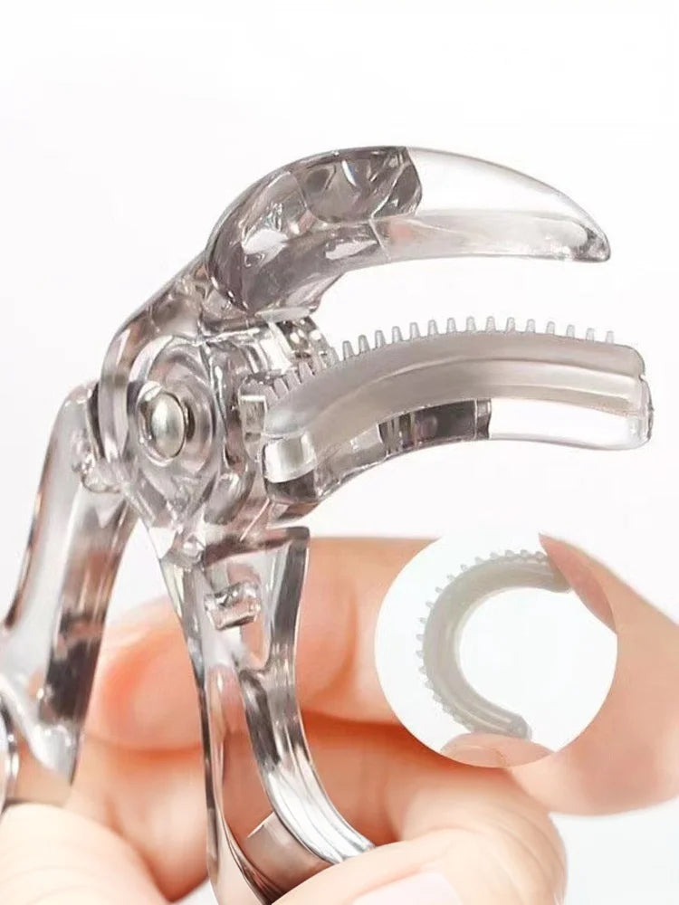 With Frameless Toothed Comb Eye Makeup Tool Professional Curling Tool Portable Wide-Angle Eyelash Clip Lasting Eyelash Curler