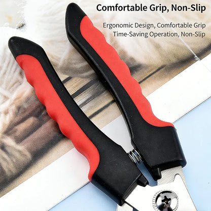 Stainless Steel Pet Nail Clippers Multifunctional Dog Cat Claw Cutter Grooming Tool For All Breed Dog Cat Pet Grooming Accessori