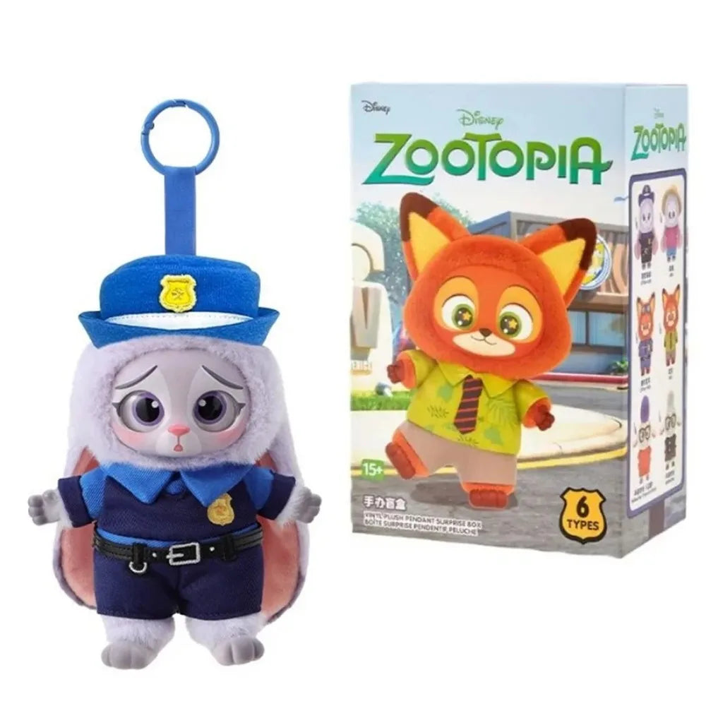 Original Zootopia2 Blind Box Nick Judy Action Figure Plush Vinyl Doll Mystery Surprise Box Anime Figures Cartoon Collection Toy