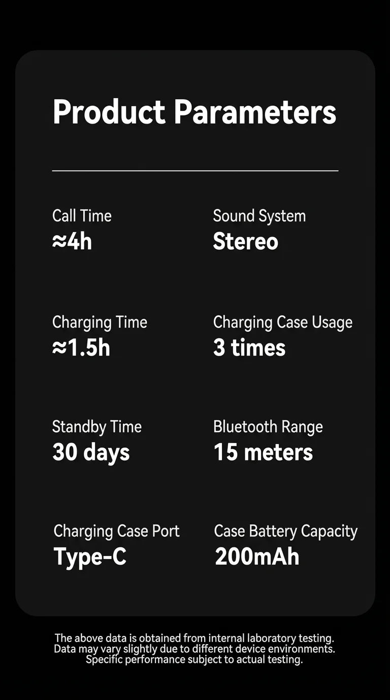 KaiAqua Original Noise-Cancelling TWS Earbuds Bluetooth Lightweight Enhanced Sound Comfort Fit IPX5 Waterproof Sports Daily Use