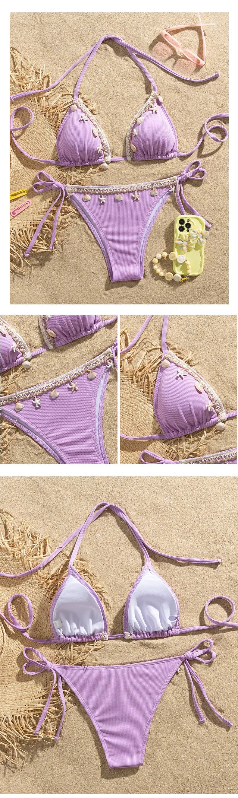 Sexy Bikinis 2026 Women's Swimwear Female Swimsuit For Swimming Wear Bathing Suits Brazilian Bikini Set Beachwear Pool Bather