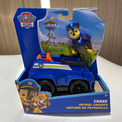 100% Genuine Paw Patrol Kids Toy vehicles with Action Figure Dogs Anime Doll Kids Model Children Birthday Christmas Gift