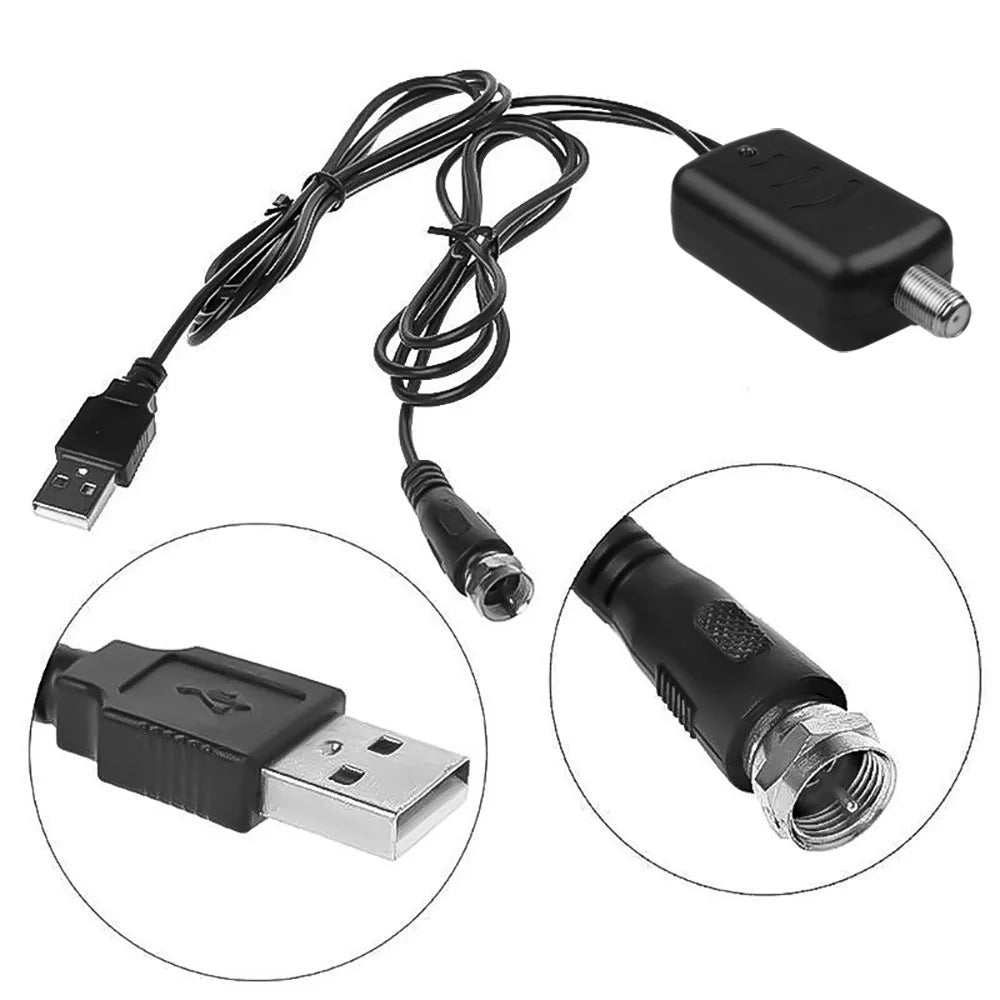 4K Hd Digital Tv Antenna Amplifier Signal Booster Low Noise High Gain Signal Receiver Tv Antenna Accessories Enhance Signal Stability