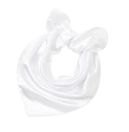 Women New Plain Satin Solid Color 60x60cm Square Scarf Girl Simulation Silk Performance Small Scarves Best Party Gift
