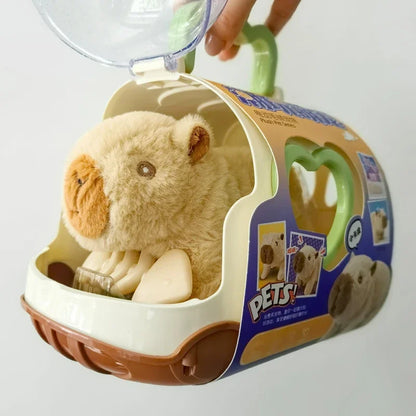 Electric Walking Doll Toy With Sound Children's Electric Plush Dolls Toy Animal  Plush Figure Set Random Color
