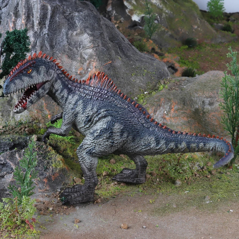 Oenux Jurassic Dinosaur Spinosaurus Indominus Rex Action Figures Open Mouth Tyrannosaurus Animals Model Collection Kid Toy Gift
