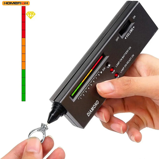 HOMEFISH Diamond Tester High Accuracy Diamond Tester Pen Jewelry Diamond Tester Professional Diamond Selector Diamond Tester Kit