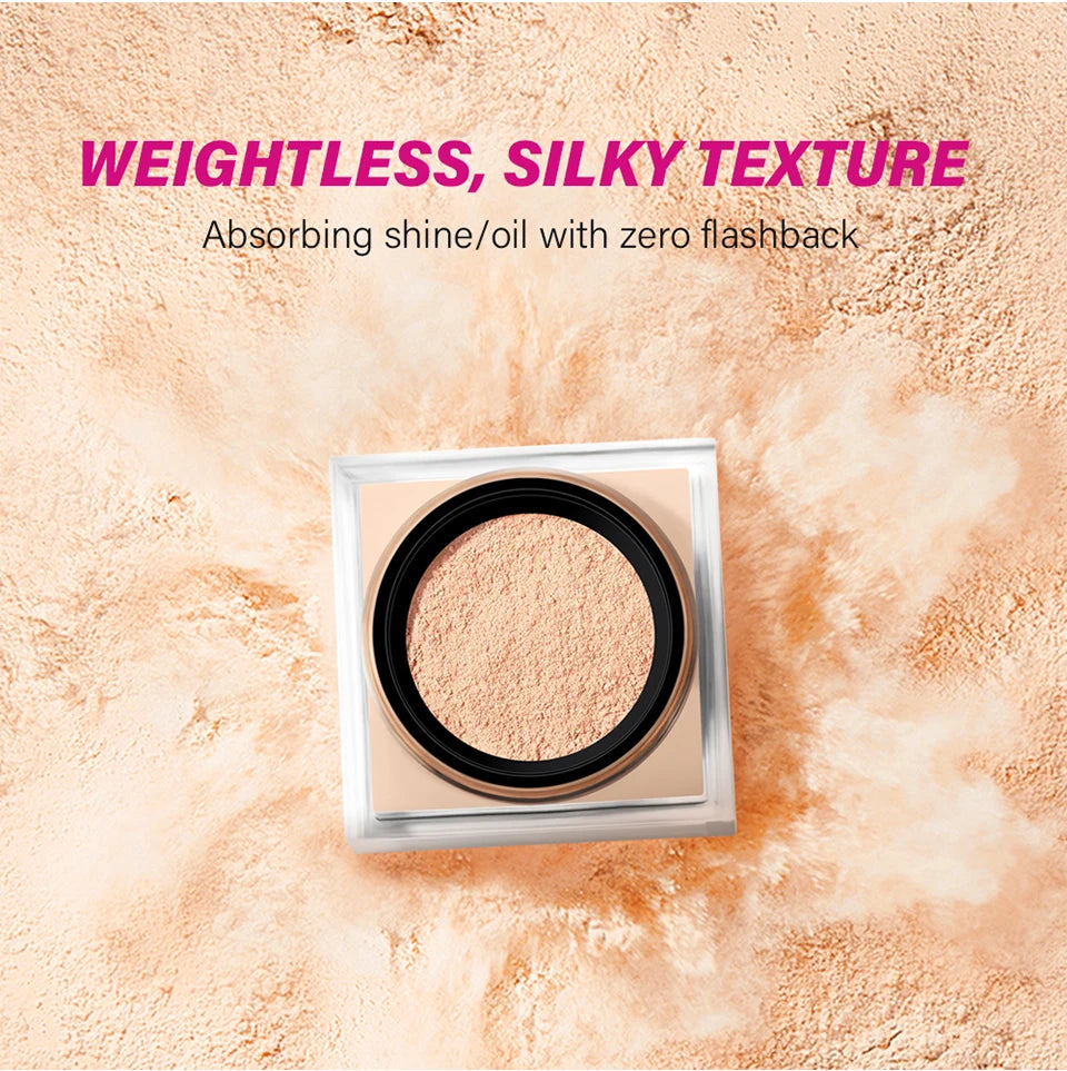 Lakerain Delicate Setting Powder Lasting Without Shedding Makeup Control Oil Locking Moisture Create Zero Pore Base Makeup