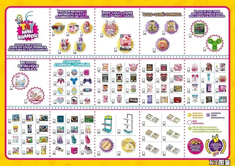 Zuru Surprise Toy My Mini Brands Kawaii Baby Food Figure Miniature Toys Mystery Blind Box Original Collectible Kids Gift Toys
