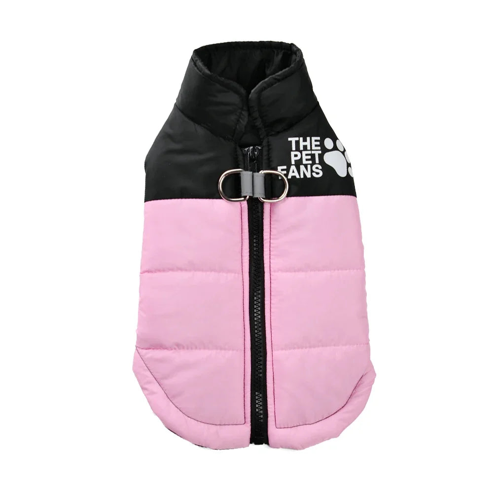 Warm Winter Pet Clothes Windproof Dog Jacket Coat For Small Big Dogs Labrador Costume French Bulldog Golden Retriever Outfits