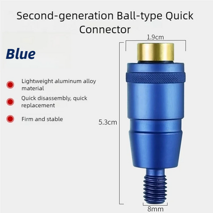 LINNHUE  Quick connector 8mm universal connector head and rod portable converter fishing gear accessories