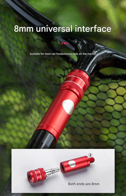 LINNHUE  Quick connector 8mm universal connector head and rod portable converter fishing gear accessories