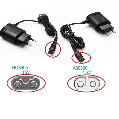 EU Plug Charger for Philips Shaver Series1000 3000 5000 7000 9000 HQ7100 HQ7120 RQ360 RQ1150 15V 5.4W HQ8505 Charger Razor Blade