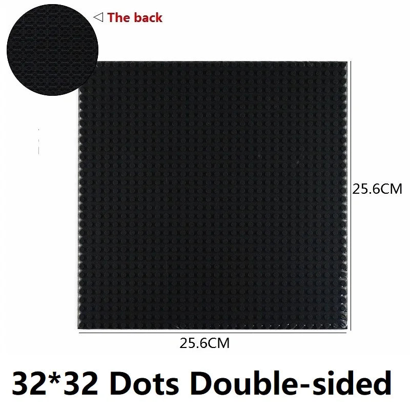 Single Double Sided Classic Base Plates Blocks Plates  32x32 16x16 16x32 Dots DIY Simulated scene Building block base Toy