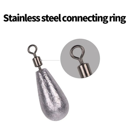 Quick Release Fishing Weight Sinker 10Pcs10g Soft Bait Sinker Bass Fishing Tackle Accessories Line Sinkers Hook Connector