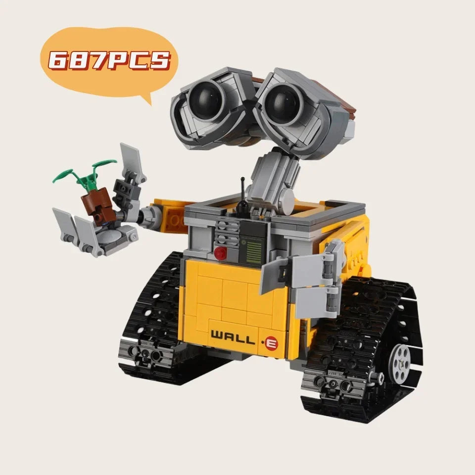 Disney 687PCS Creative Wall E Robot MOC Building Block 21303 DIY model Home decoration gift toys for children and adults