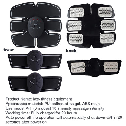 EMS Muscle Stimulator Abdominal Muscle Massager Hip Training Fitness Fat Burning Buttocks Arm Abdomen Trainer Apparatus Slimming