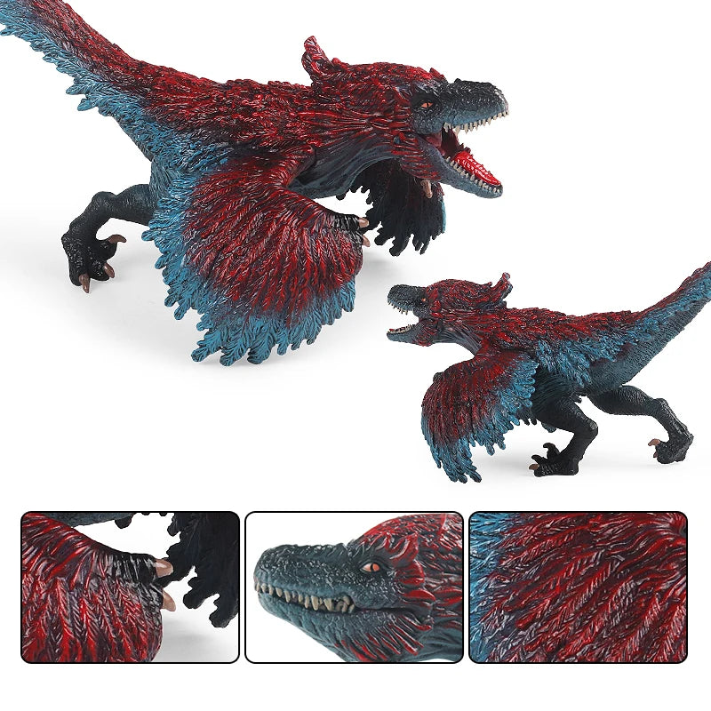 Oenux Jurassic Dinosaur Spinosaurus Indominus Rex Action Figures Open Mouth Tyrannosaurus Animals Model Collection Kid Toy Gift
