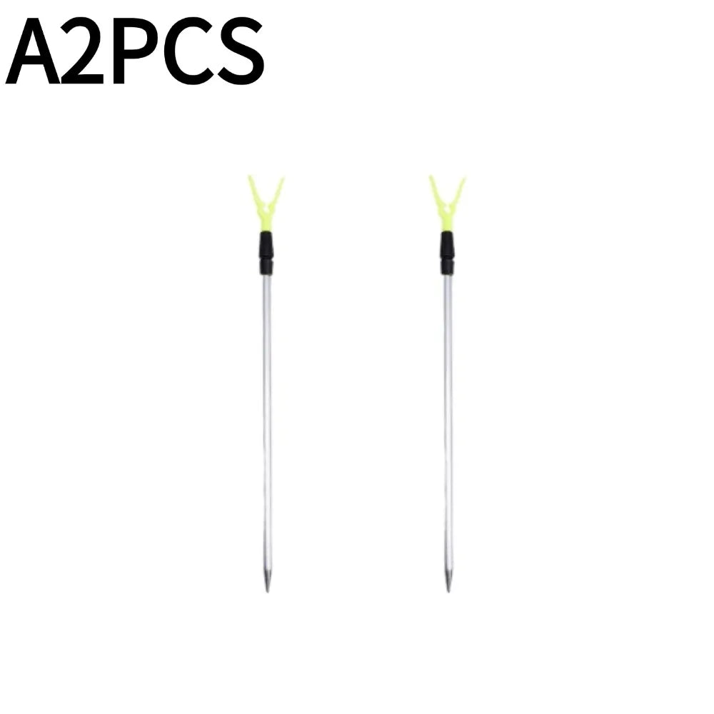 50/80cm Fishing Bankstick Adjustable Extending Rod Rest Telescopic Fishing Stand Holders Fishing Rod Bracket Fishing Accessories