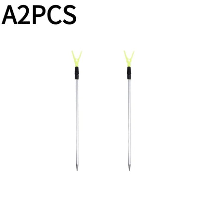 50/80cm Fishing Bankstick Adjustable Extending Rod Rest Telescopic Fishing Stand Holders Fishing Rod Bracket Fishing Accessories