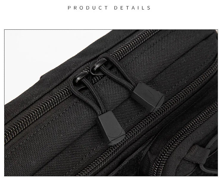 1000D EDC Pouch Molle Organizer Bag Utility EDC Tool Pouch Horizontal Modular Pouch Outdoor Waist Pack EMT Hunting Fanny Pack