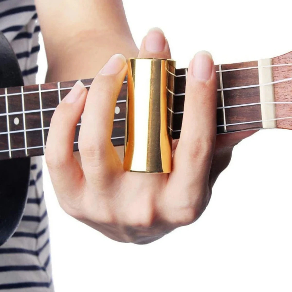 Miwayer Slider 60MM High Guitar Slide Bar Stainless Steel Metal/Glass Finger Slides Ukulele String Instruments Guitar Accessorie