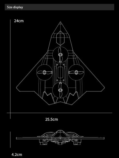 Remote Control Fighter Foam Glider Electric Stunt UAV Airplane Helicopter with LED Lights Aircraft Model RC Toy for Kids Boys