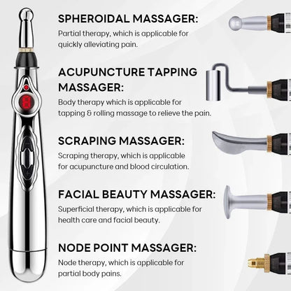 Electronic Acupuncture Pen Acupuncture Point Meridian Energy Meridian Massage Acupuncture Acup Pain Relieving Health Care Tool