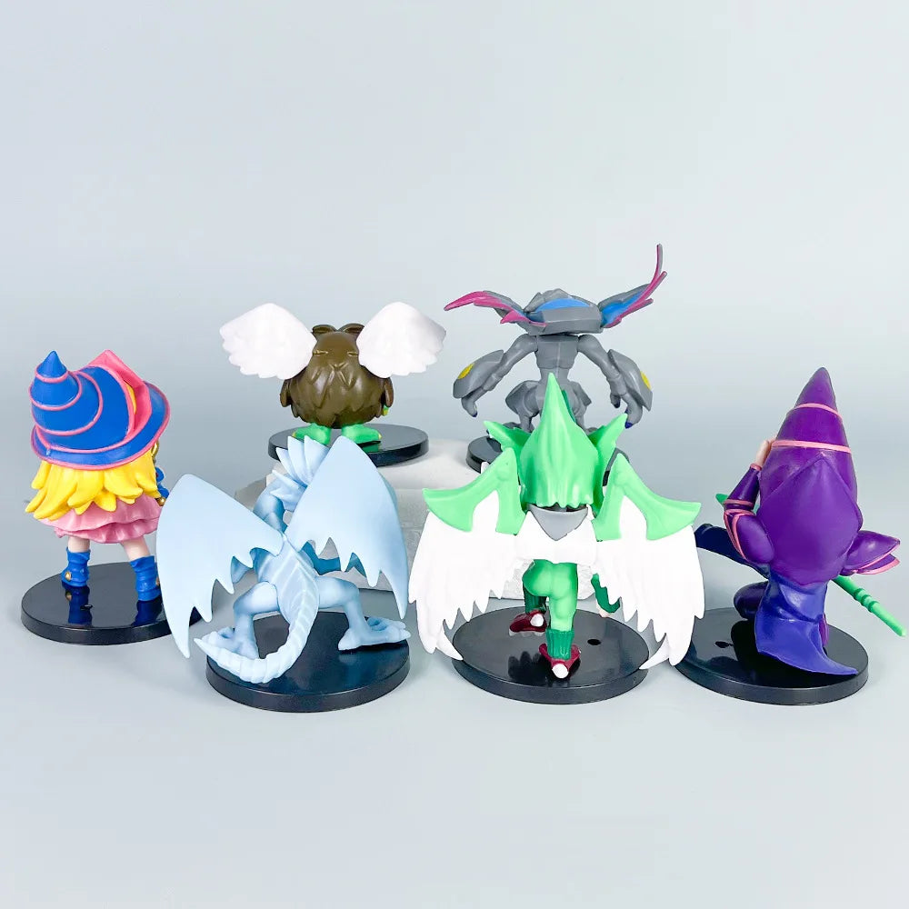 6pcs/set Yu-Gi-Oh! Duel Monsters Collection Model Anime Figure Doll Toys