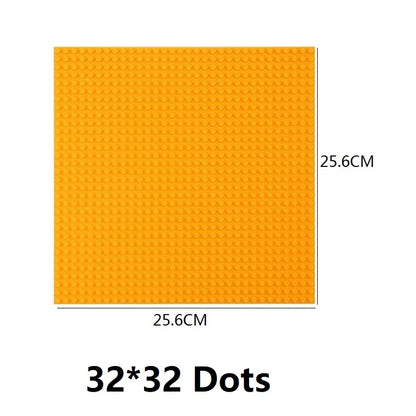 Single Double Sided Classic Base Plates Blocks Plates  32x32 16x16 16x32 Dots DIY Simulated scene Building block base Toy
