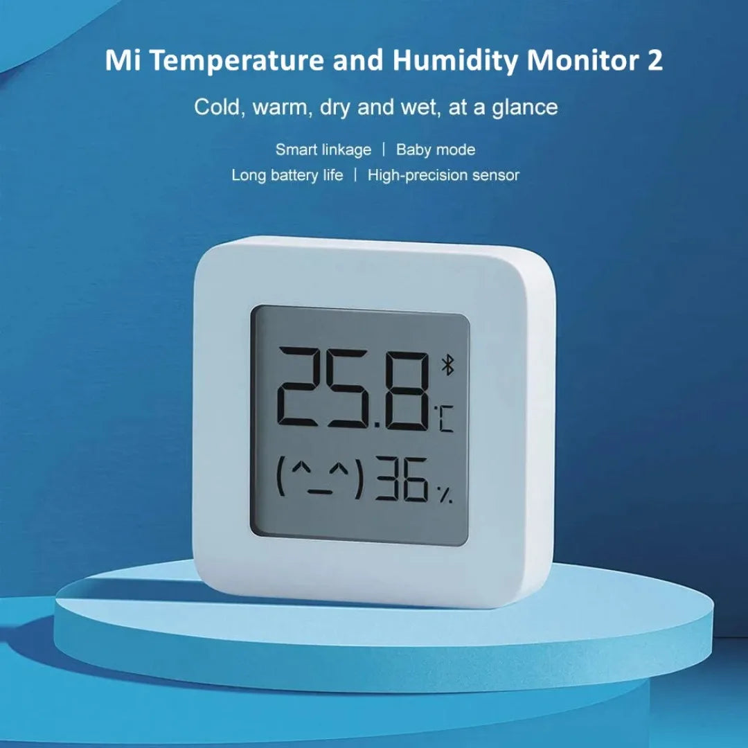 XIAOMI Thermometer 2 Mijia Electric Bluetooth Wireless Smart Hygrometer Thermometer Temperature Detection MI Mijia Home APP