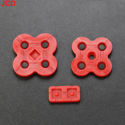 JCD 1set For DS Lite Conductive Rubber Button Pad Set Replacement Part For NDSL DSL Game Console Silicon Buttons