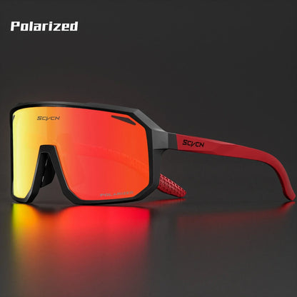 SCVCN Polarized Sunglasses for Men Cycling Bicycle Road Mountain Bike Glasses Driving Women Casual Sports Hiking Glasses UV400