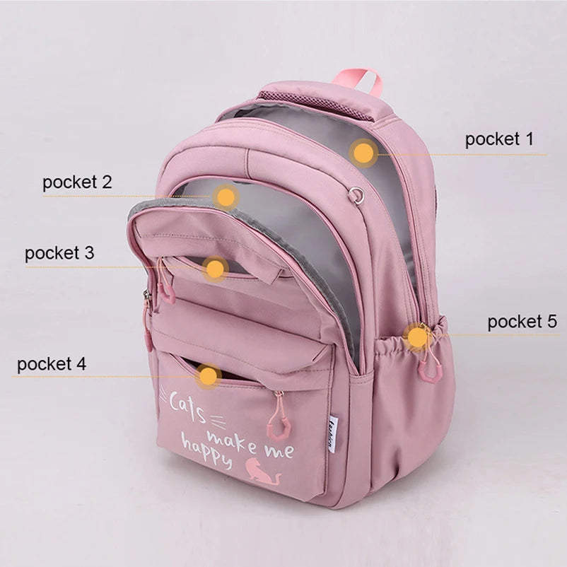 Teenage Girls School Bag Children Backpack Class Child Kids Back Pack Kawaii Bagpack Cute Women Rucksack Female Bolsas Portfolio