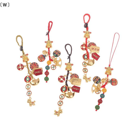 〔W〕2026 Year Of The Horse Wall Hanging Ornament Chinese New Year Lucky Decoration Accessories Housewarming Small Pendant Gifts