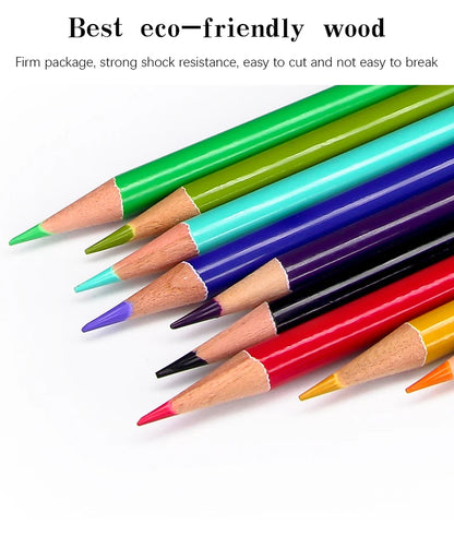 Brutfuner 48/72/120/150/160/180Colors Pencils Professional Oil Wood Soft Watercolor Pencil For School Draw Sketch Art Supplies