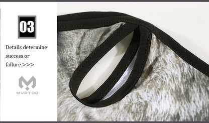 3D Animals Magic Scarf Bandana Breathable Neck Warmer Gaiter Hanging Ear Outdoor Sports Triangle Face Mask Neckerchief Summer