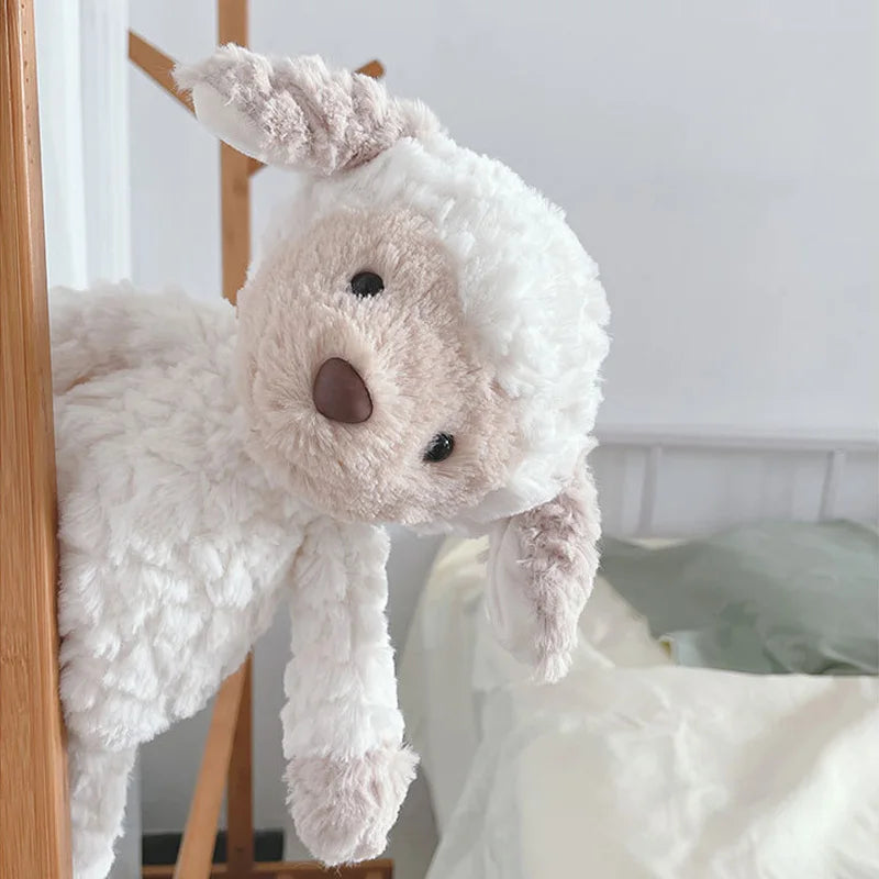 Soft Fluffy Sheep Toys Animal Stuffed & Plush Dolls 35cm Cuddly Lamb for Kids Children Gifts Appease Toys Sleeping Pillow