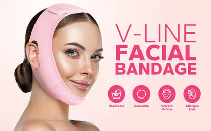 Women Face Slimming Bandage Face Lifting Band V Line Shaper Chin Cheek Lift Up Belt Facial Massage Strap Beauty Skin Care Tools