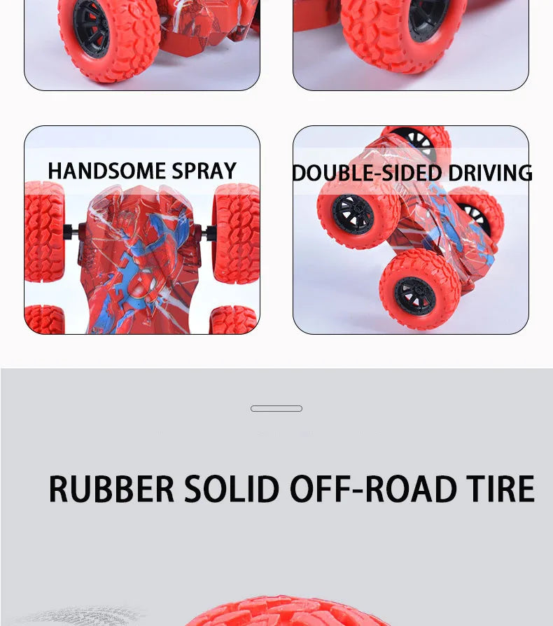Children's Toy Car Fun Double-Sided Car Inertial Safety Anti-Collision Anti-Fall Kids Model Sliding Off-Road Vehicle