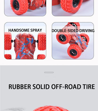 Children's Toy Car Fun Double-Sided Car Inertial Safety Anti-Collision Anti-Fall Kids Model Sliding Off-Road Vehicle