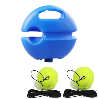 1 Set Tennis Trainer With Tennis Bounce Ball And Practice Ropes, Suitable For Indoor Outdoor Tennis Training Padel Accessories