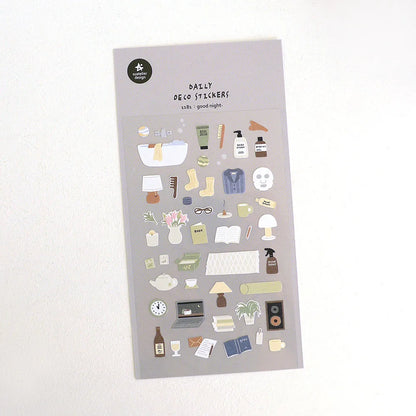 Korean Import Suatelier Travel Home Life Study Friend Stickers Scrapbooking Diy Journaling Diary Stationery Sticker School Gift