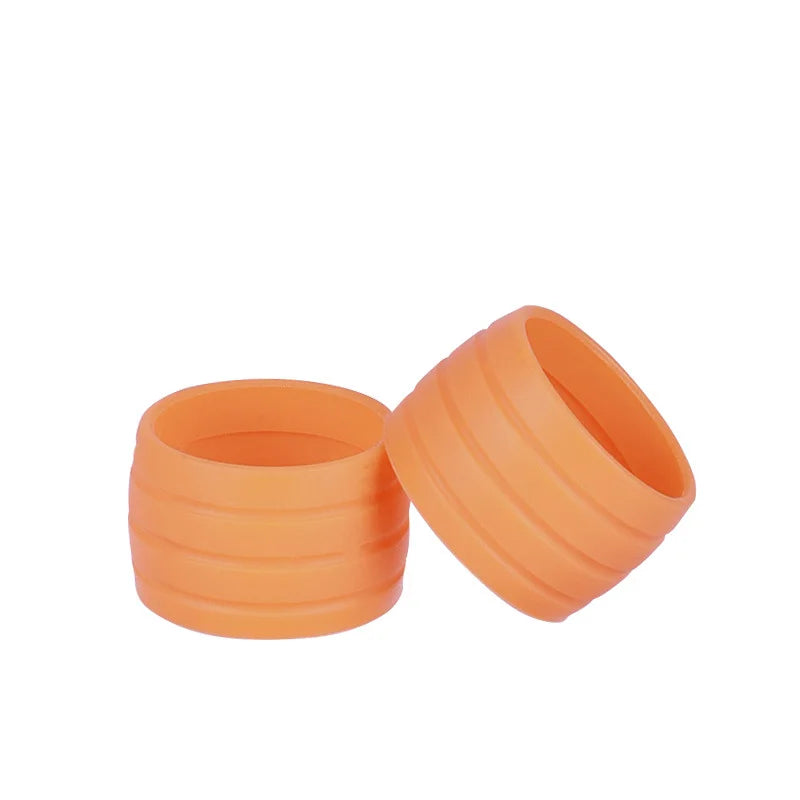2pcs Road Bicycle Handlebar Strap Tape Fixing Silicone Ring Anti-Slip Rubber Sleeve Loops High Elastic Handlebar Tape Fixed Ring