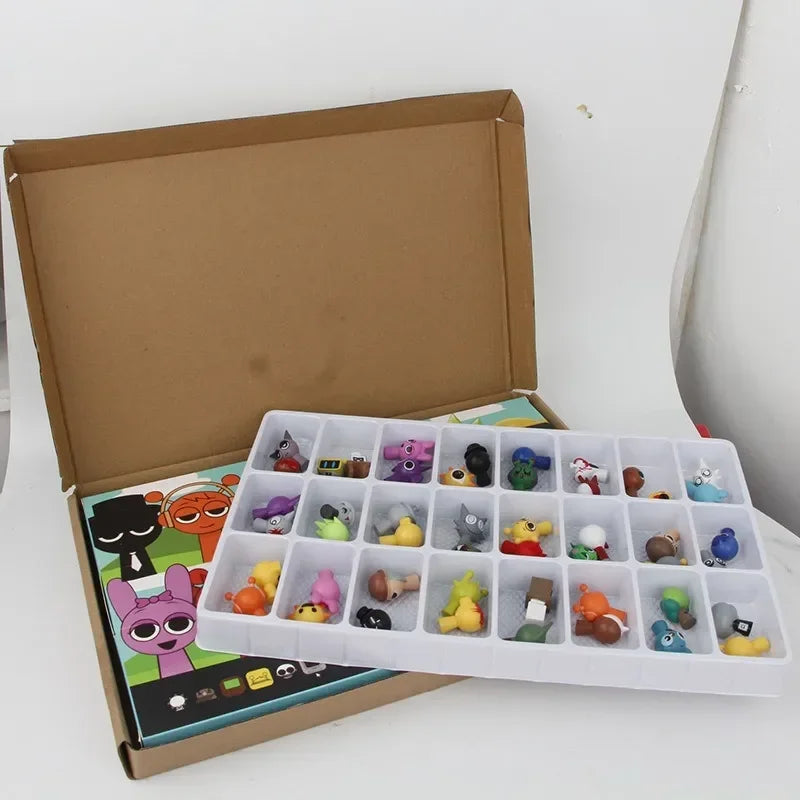 2025 new 24pcs/48pcs Sprunki Figures Mode Toys Sprunki Incredi box Anime Action Figures Sprunki Game Cartoon